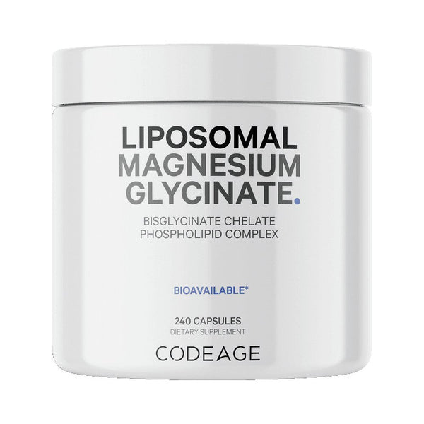 Codeage Liposomal Magnesium Bisglycinate Chelate Mineral Supplement, Biomag Phospholipids, 240 Ct