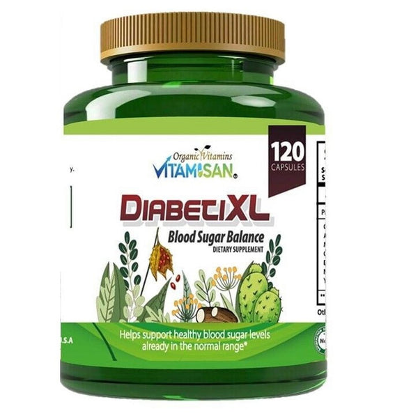 Blood Sugar Support Supplement for Glucose Balance Metabolism Vitamins Herbs 120 Capsule