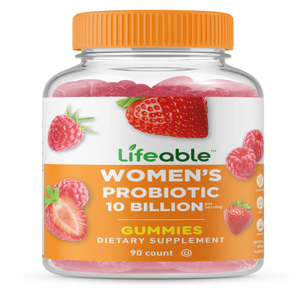 Lifeable Probiotics for Women - 10 Billion CFU - 90 Gummies