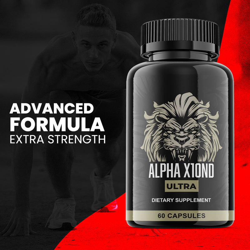(1 Pack) Alpha X10ND Ultra - Dietary Supplement - 60 Capsules