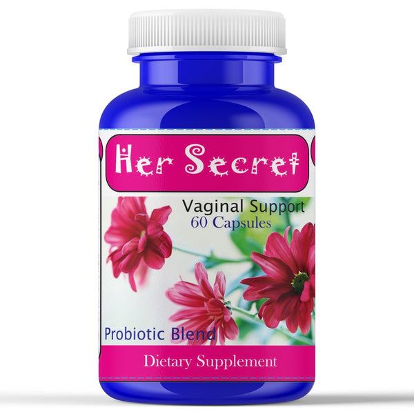 Her Secret Natural Probiotics for Women, Vaginal Probiotics – 5 Billion CFU Probiotic Blend – Vegan-Friendly and Non-Gmo – Women Probiotic for Odor Control & Ph Balance 60 Count