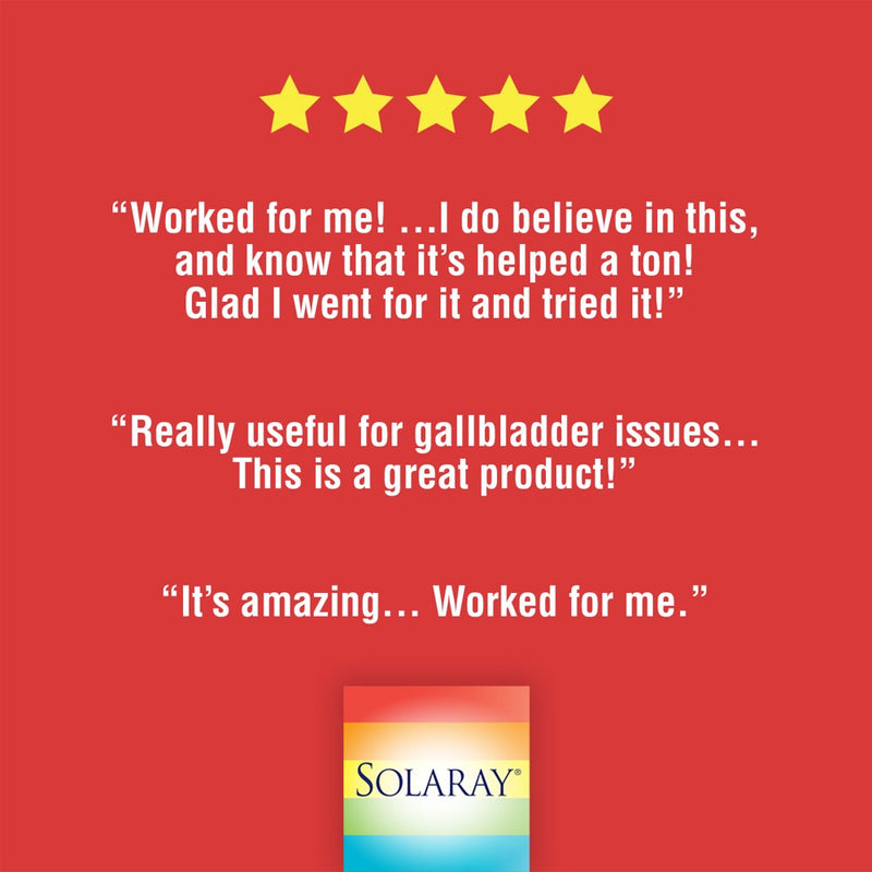 Solaray Gallbladder Support Formula | Healthy Gallbladder & Liver Support | 30 Servings | 90 Vegcaps
