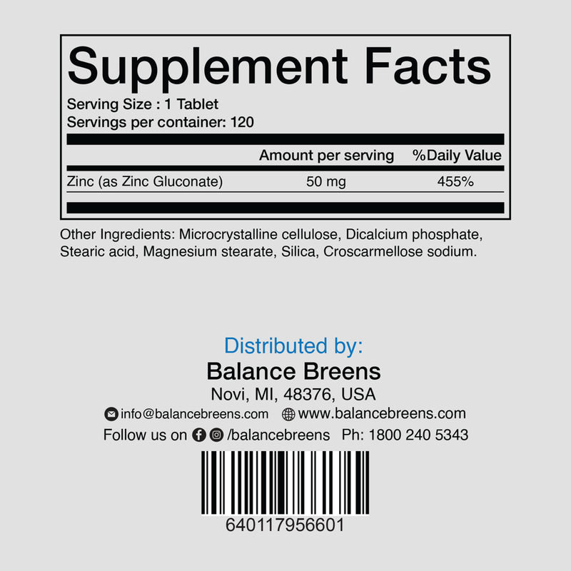 Balance Breens Immunity Booster Supplement Gift Pack for Any Occasion Birthday ! Anniversary ! (Zinc Gluconate 50Mg + Turmeric Ginger with Bioperine + USDA Certified Ceylon Cinnamon 1200 Mg