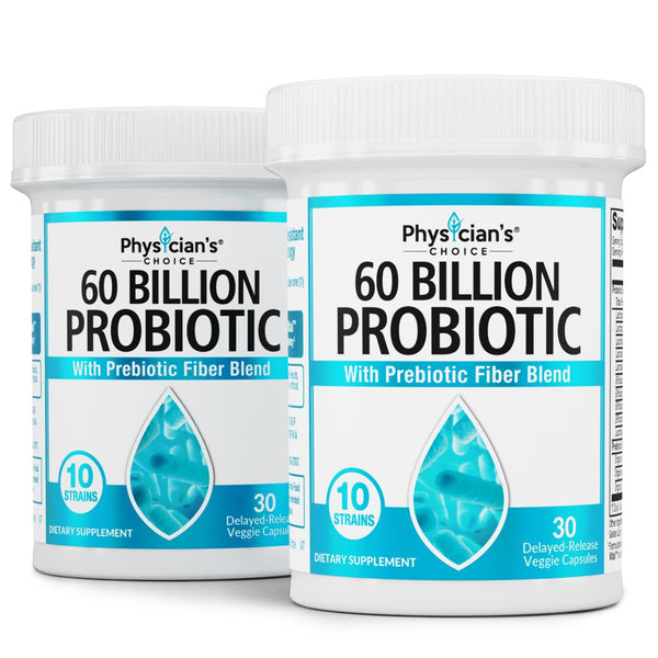 Physician'S Choice Probiotics 60 Billion CFU Capsules, 30 Count (Pack of 2)