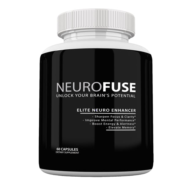 Neurofuse Powerful Focus & Memory Nootropic Pill - Formula Helps Support Memory, Cognitive Function, Focus & Clarity ?Reduce Brain Fog & Fatigue 30 Capsules