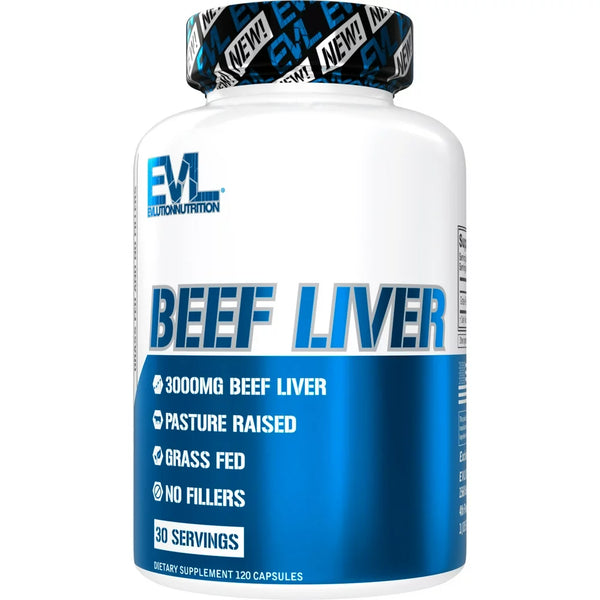 Grass Fed Beef Liver Capsules - Pasture Raised Desiccated 3000Mg Grassfed Beef Liver Supplement for Energy Immunity and Liver Support - Iron Rich Beef Organ Supplement for Men and Women (30 Servings)