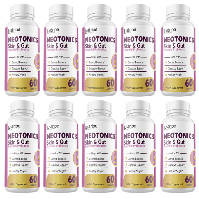 10 Pack Neotonics - Neotonics Skin & Gut Probiotics Supplement Pills