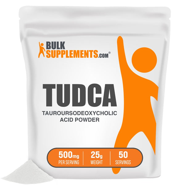 Bulksupplements.Com TUDCA Powder, 500Mg - Brain, Vision, & Liver Support Supplement (25G - 50 Serv)