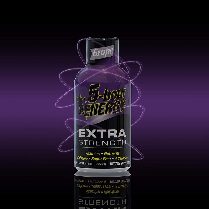 5-hour ENERGY Shot, Extra Strength Grape, 1.93 Ounce, 24 Count