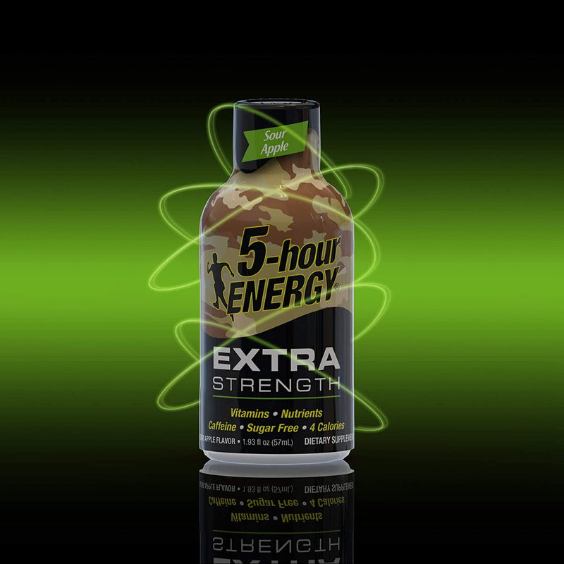 5-hour ENERGY Shot, Extra Strength, Sour Apple, 1.93 oz.