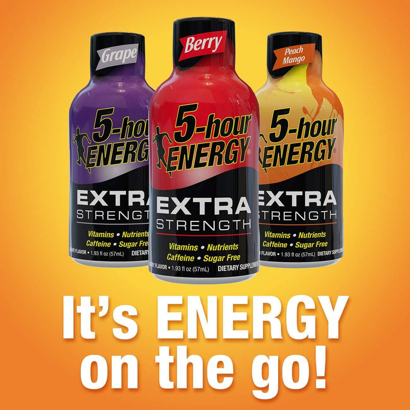 5-hour ENERGY Shot, Extra Strength, Sour Apple, 1.93 oz.