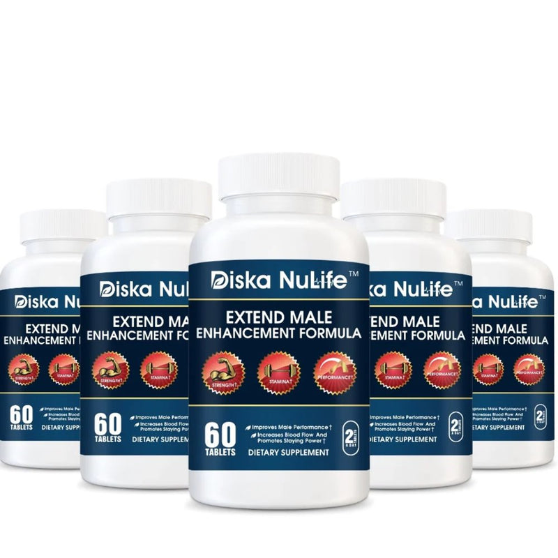 Diska Nulife Extend Male Strengthen | Enhanced Stamina and Endurance - 60 Tablets