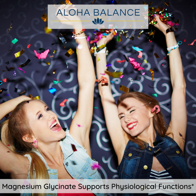 Magnesium Glycinate - Enzymatic and Physiological Functions Aid by Aloha Balance