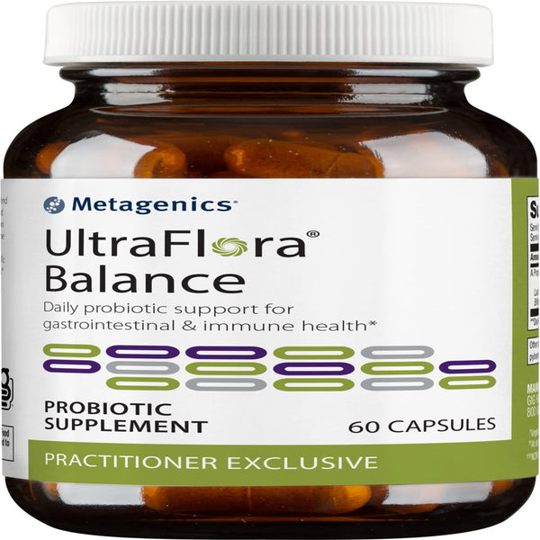 Metagenics Ultraflora Balance - Daily Probiotic for Immune Support and Digestive Health, Designed to Support a Healthy Intestinal Environment - 60 Count