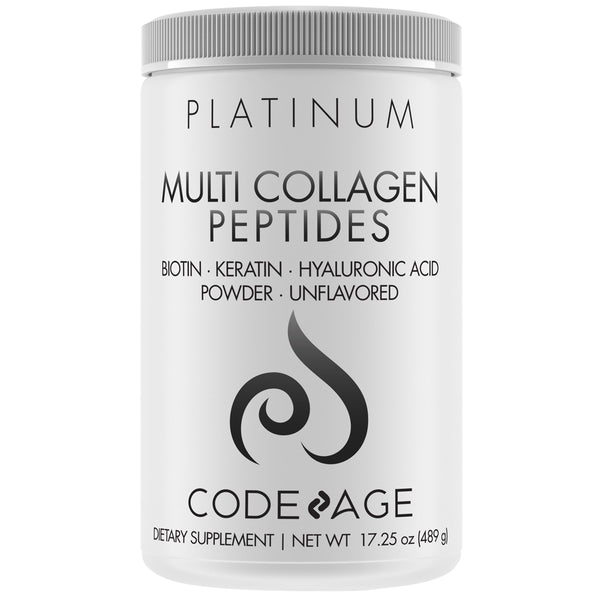 CODEAGE Platinum Multi Collagen Peptides Powder, 45 Servings