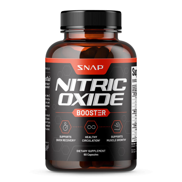 Snap Supplements Nitric Oxide Booster - Pre Workout, Muscle Builder, 60 Count