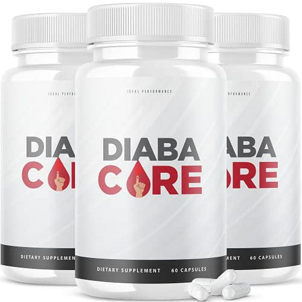 Diabacore for Blood Sugar Support Supplement Diaba Core Pills (3 Pack - 180 Capsules)