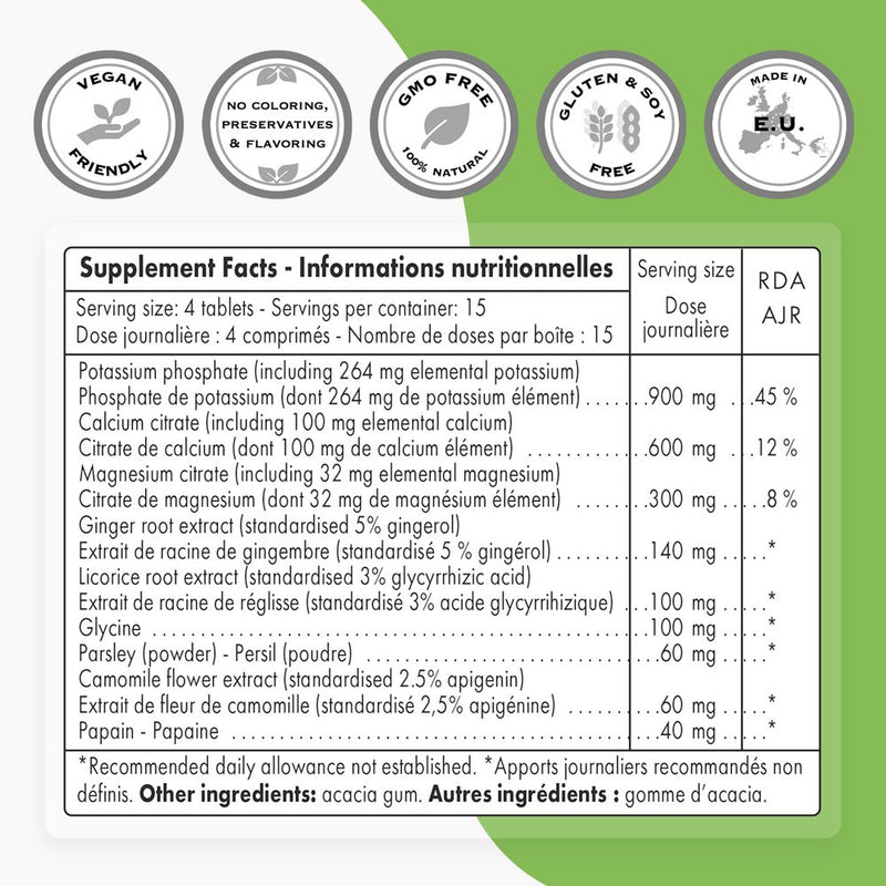 Supersmart - Alkaline Formula - Ph Balance Pills - Blood Health - Bone Density Support - Alkaline Slats Supplement | Non-Gmo & Gluten Free - 60 Vegetarian Capsules