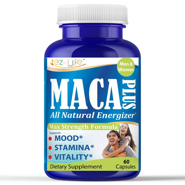 Maca Root Energy & Stamina Support for Women, Men, Libido Booster Natural Energy 60 Pills America'S Best Deals