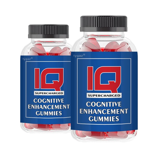 (2 Pack) IQ Supercharged Gummies - IQ Supercharged Cognitive Enhancement Gummies