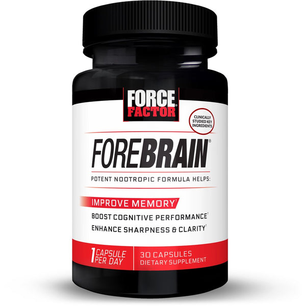 Forebrain Nootropic Brain Supplement to Improve Memory and Support Brain Health Force Factor, 30 Capsules