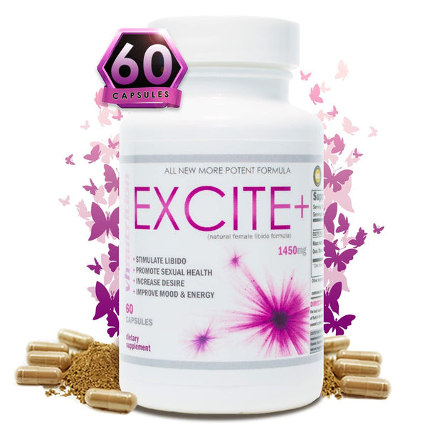 VH Nutrition EXCITE+ | Libido Booster for Women Supplement | Boost Energy and Stamina
