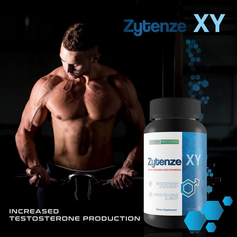 Zytenze XY - Male Expansion Formula & Testosterone Support - Secret Men Blood Flow Expansion - Use Zytenze to Help Boost Male Energy, Recovery, Drive, Libido, Circulation, Nutrient Delivery