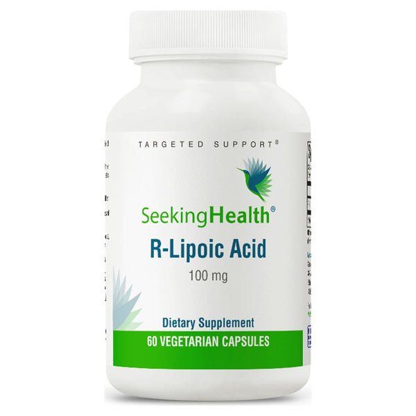 Seeking Health R-Lipoic Acid, 100 Mg Natural R ALA Supplement, Supports Healthy Antioxidant Defenses, Energy Support, Vegetarian (60 Capsules)*