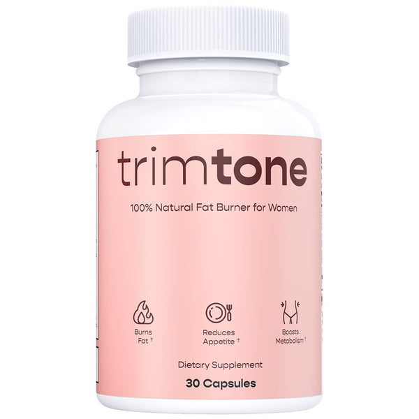 Trimtone Fat Burner & Appetite Suppressant for Women - Max Strength Natural Formula