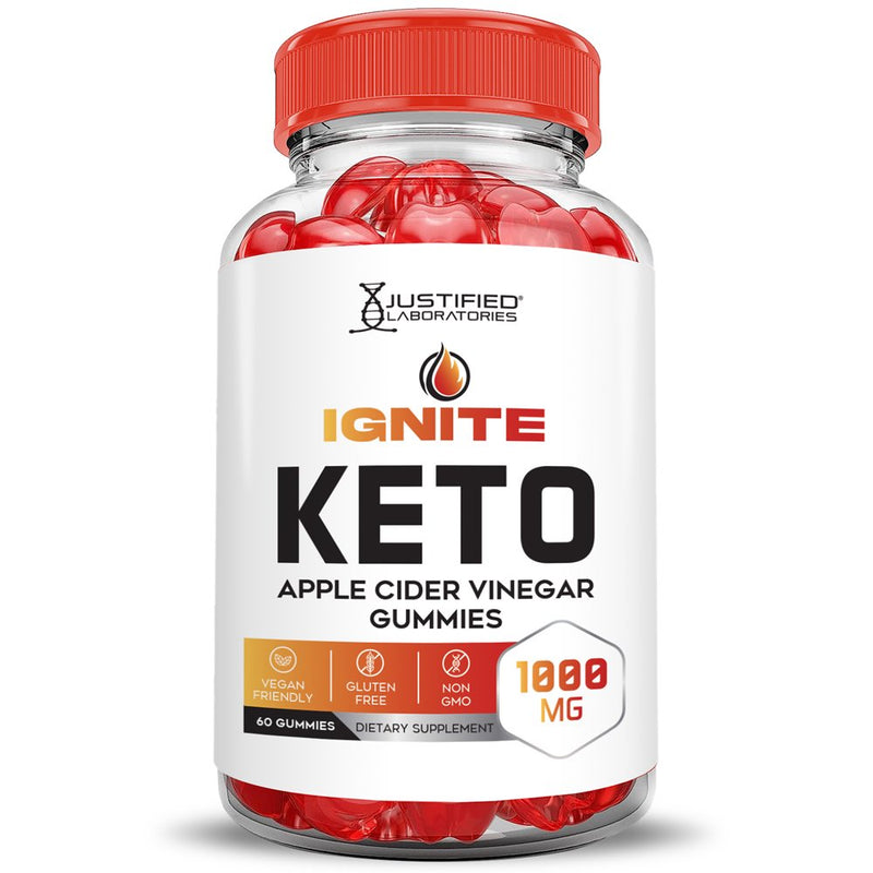 (10 Pack) Ignite Keto ACV Gummies 1000MG Dietary Supplement 600 Gummys