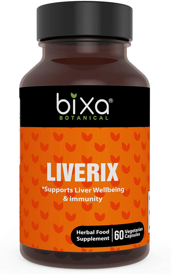 Liverix Capsule, Guduchi (Giloy) / Phyllanthus / Niruri / Kutaki Extract, Supports Liver Wellbeing & Immunity | 60 Vegan & Non-Gmo Capsules | (450Mg) | Ayurvedic Herbal Liver Tonic Supplement