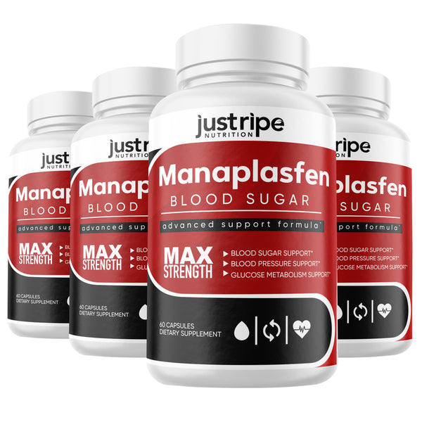 4 Pack Manaplasfen- Blood Sugar Capsules for Advanced Support