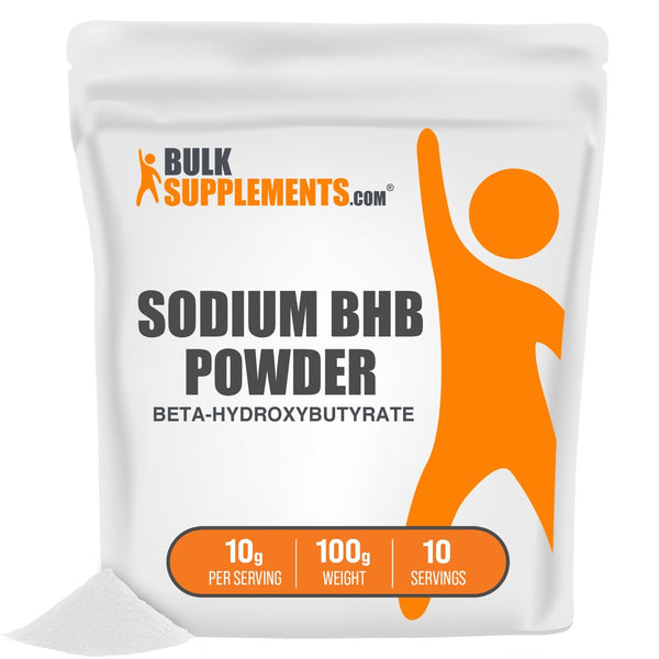 Bulksupplements.Com Sodium BHB Powder, 10G - Exogenous Ketones (100 Grams)