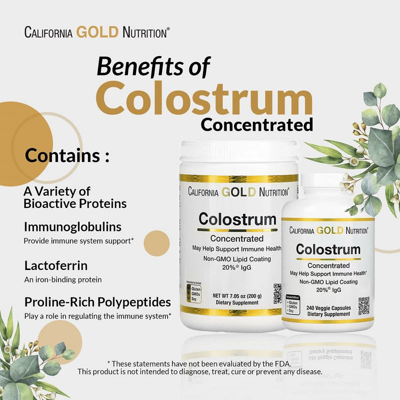 California Gold Nutrition Colostrum, 7.05 Oz (200 G)