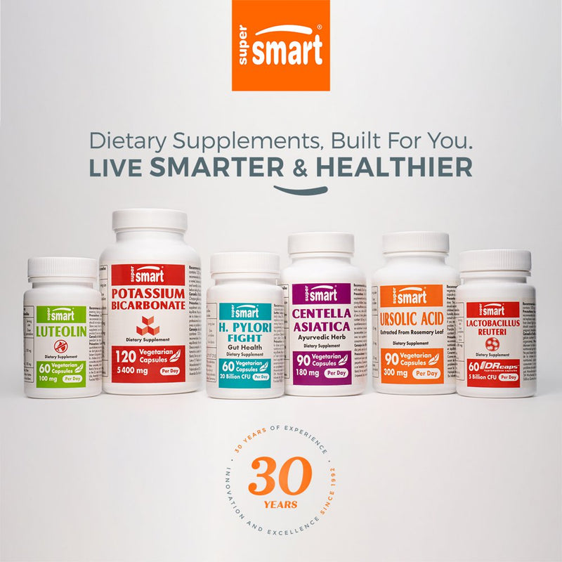 Supersmart - Cran-Max 500 Mg per Day - Cranberry Pills - Support Urinary Tract Health - Women & Men Supplement | Non-Gmo & Gluten Free - 60 Vegetarian Capsules