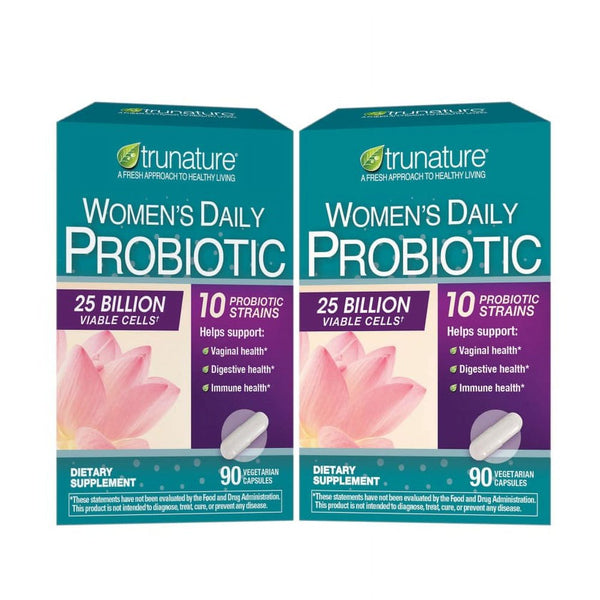 2 Pack | Trunature Women'S Daily Probiotic, 90 Vegetarian Capsules