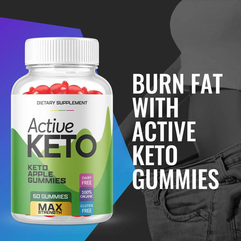 (1 Pack) Active Keto ACV Gummies - Supplement for Weight Loss - Energy & Focus Boosting Dietary Supplements for Weight Management & Metabolism - Fat Burn - 60 Gummies