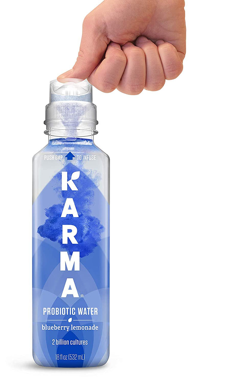 Karma Probiotic Water, Blueberry Lemonade, 18 Fl. Oz., 1 Count Bottle