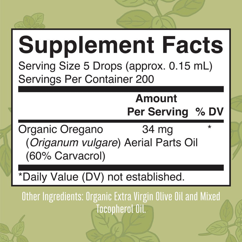 Maryruth'S | USDA Organic Oil of Oregano Liquid Drops | Herbal Blend for Digestive Health & Immune Support | Vegan, Non-Gmo | 1 Fl Oz / 30Ml