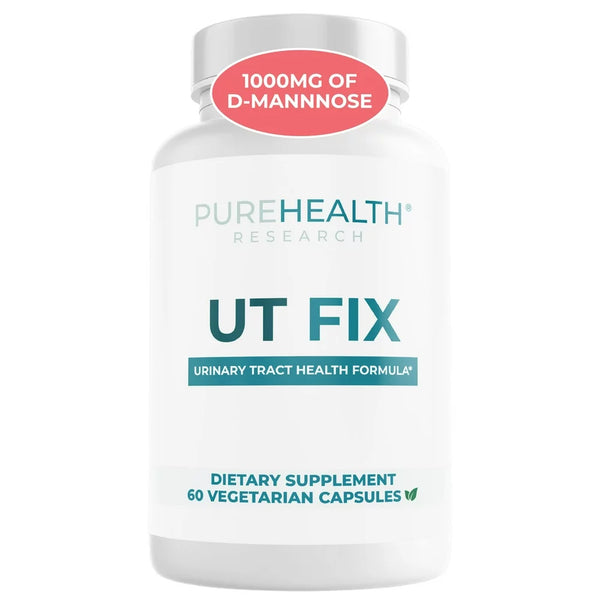 UT Fix D Mannose with Cranberry Supplement for Uti & Urinary Tract Health by Purehealth Research