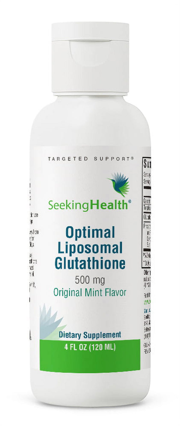 Seeking Health Optimal Liposomal Glutathione, Mint, 100 Mg, 4 Fl Oz (120 Ml)