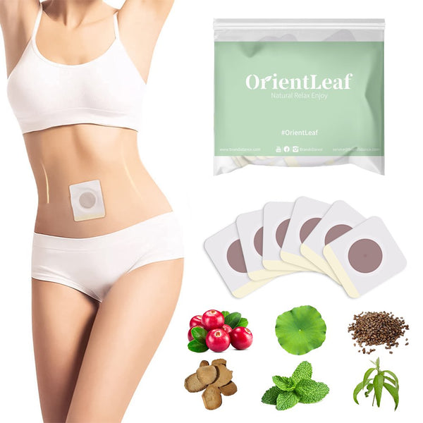 Orientleaf 30 Pcs Slim Patch, Herbal Slimming Navel Stick Slim Patch, Quick Slimming Weight Loss Burning Fat Patch for Shaping Waist, Abdomen & Buttock, Boosting Metabolism & Fat Burning