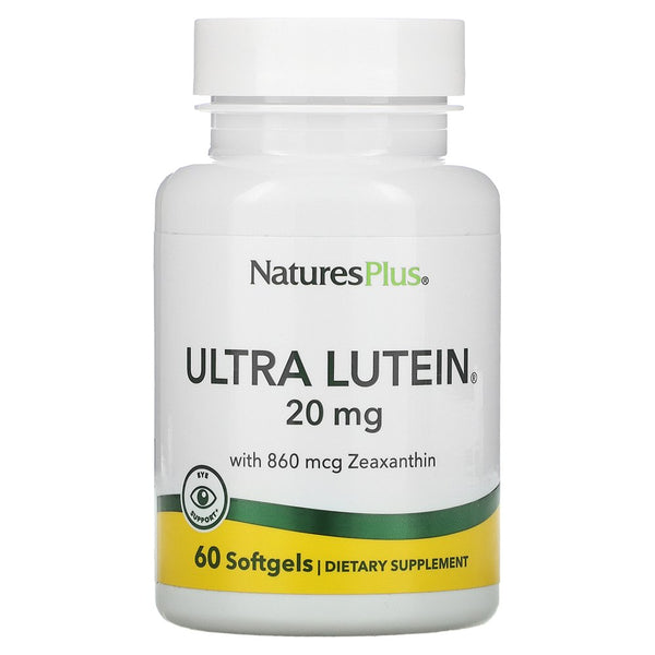 Nature'S plus Ultra Lutein, 20 Mg, 60 Softgels