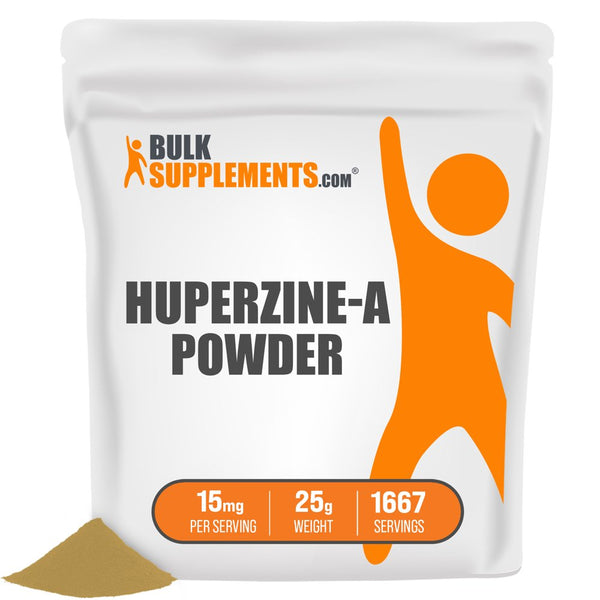 Bulksupplements.Com Huperzine a 1% Powder - Focus Supplement - Memory Supplement for Brain - Nootropic Supplement - Cognitive Focus (25 Grams)