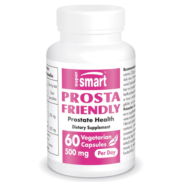 Supersmart - Prosta Friendly 500 Mg per Day - Bladder & Prostate Health Supplement - Cranberry Extract Formula | Non-Gmo & Gluten Free - 60 Vegetarian Capsules