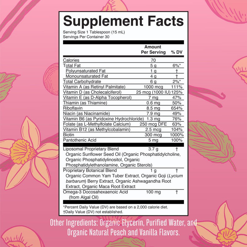 Maryruth Organics Liquid Multivitamin for Womens Health & Hormone Balance | 15.22 Oz (450 Ml)