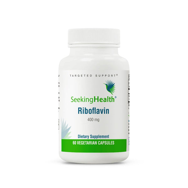 Seeking Health Riboflavin, Vitamin B2, 400 Mg Riboflavin, 4 Mg Active Riboflavin-5-Phosphate, Energy Supplement, Vegetarian (60 Capsules)*