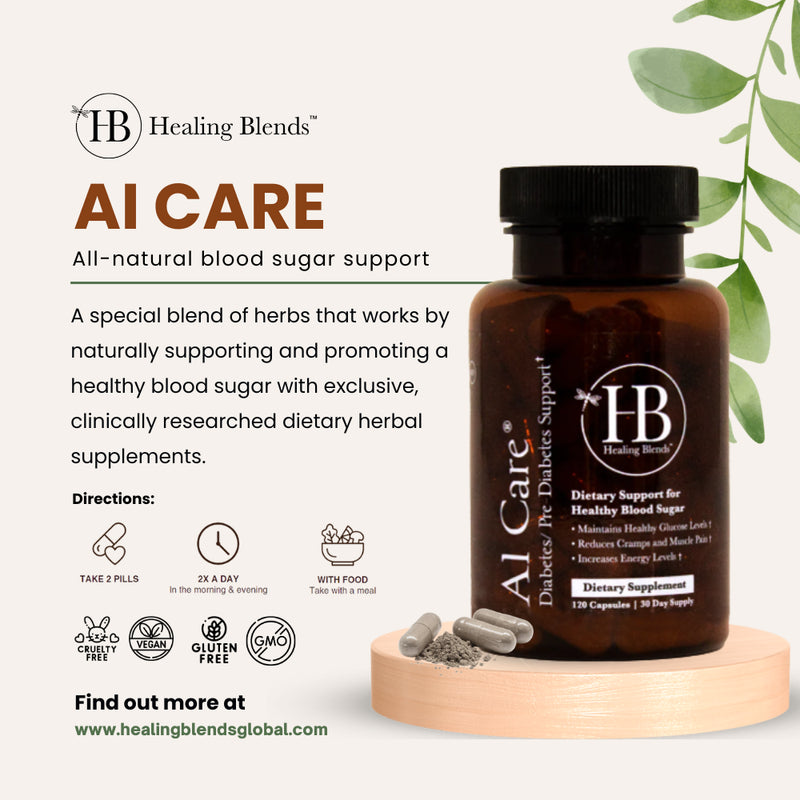 A1- Care Blood Sugar Support 60 Herbal Capsules