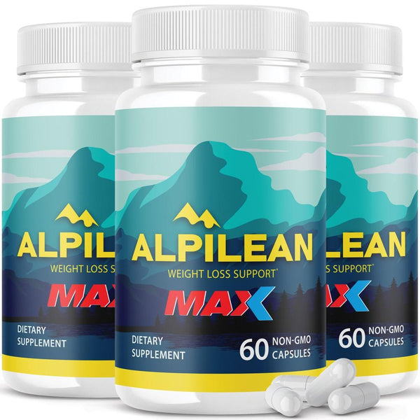 (3 Pack) Alpilean Max Pills - Official Formula - Alpilean Max Supplement Pills (180 Capsules)
