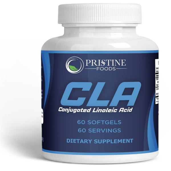 Premium CLA Supplement for Fat Burning, Muscle Building, and Immune Support - High-Quality Formula for Enhanced Health and Fitness Goals, 60 Softgels by Pristine Foods